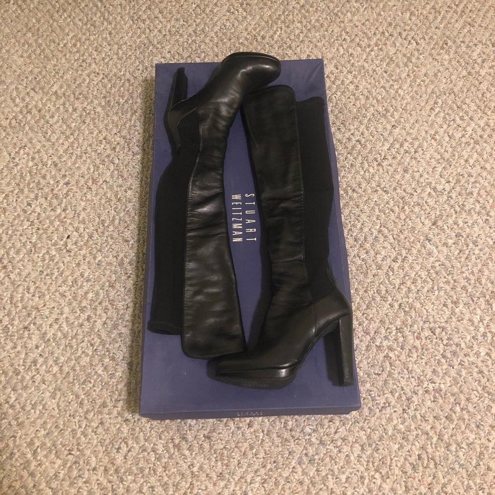 Stuart Weitzman - Highway Leather Over the Knee